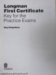 Longman First Certificate - Key for the Practice Exams
