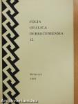 Folia Uralica Debreceniensia 12.
