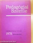 Pedagógiai Szemle 1978. július-augusztus