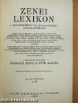 Zenei Lexikon I-II.