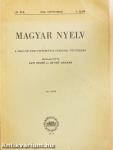 Magyar Nyelv 1956. szeptember
