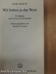 Wir haben ja das Wort