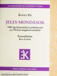 Jeles mondások