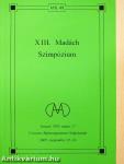 XIII. Madách Szimpózium