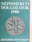 Népismereti dolgozatok 1980