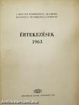 Értekezések 1963
