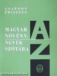 Magyar növénynevek szótára A-Z-ig