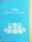 Varia ethnographica et folkloristica