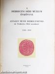 A Debreceni Déri Múzeum évkönyve 1958-1959