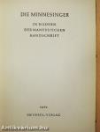 Die Minnesinger in Bildern der Manessischen Handschrift