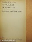 Historie von Alexander dem Grossen