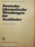 Deutsche idiomatische Wendungen für Ausländer