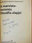 A marxista-leninista filozófia alapjai (dedikált példány)