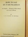 How to say it in Hungarian