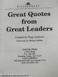 Great Quotes from Great Leaders