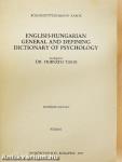 English-Hungarian General and Defining Dictionary of Psychology