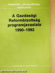 A Gazdasági Reformbizottság programjavaslata 1990-1992