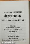 Magyar Nemzeti Őrseregnek kötelező szabályai (minikönyv) (számozott)