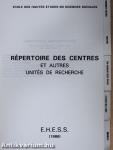 Répertoire des Centres et autres Unités de Recherche