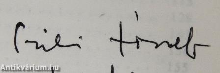 A művészi visszatükrözés szerkezete (dedikált példány)