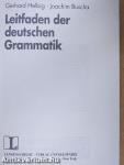 Leitfaden der deutschen Grammatik