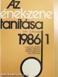 Az ének-zene tanítása 1986-1987/1-6.