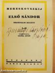 Első Sándor I-II.