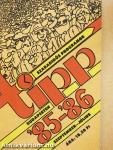 Tipp '85-'86 szeptember-július