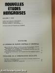 Nouvelles Études Hongroises 1972