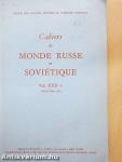 Cahiers du Monde Russe et Soviétique Janvier-Mars 1981