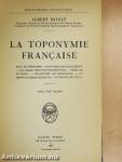 La toponymie francaise
