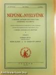 Népünk és nyelvünk 1937. április