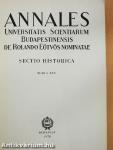 Annales Universitatis Scientiarum Budapestinensis de Rolando Eötvös Nominatae XIX.