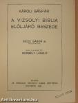 A Vizsolyi Biblia előljáró beszéde