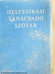 Helyesírási tanácsadó szótár