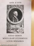 Ráday Gedeon könyv- és műgyűjteménye a XVIII. században