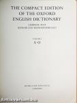 The compact edition of the Oxford english dictionary I-II.