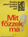 Mit főzzek ma?