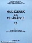 Módszerek és eljárások 12.