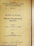 Rerum Ungaricarum Decades I/1.
