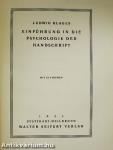 Einführung in die Psychologie der Handschrift