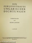 Ein Perlenstrauss Ungarischer Dichtungen