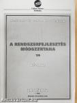 A rendszerfejlesztés módszertana 2001/2002. I. félév
