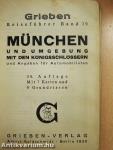 München und Umgebung mit den Königsschlössern und Angaben für Automobilisten