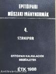 Építőipari műszaki iránynormák 4.