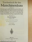 Taschenbuch für den Maschinenbau I-II.