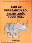 Amit az orrszarvúkról feltétlenül tudni kell