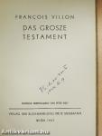 Das Grosze Testament