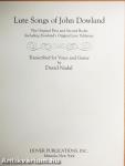 Lute Songs of John Dowland