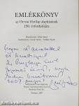 Emlékkönyv az Orvosi Hetilap alapításának 150. évfordulójára (dedikált példány)